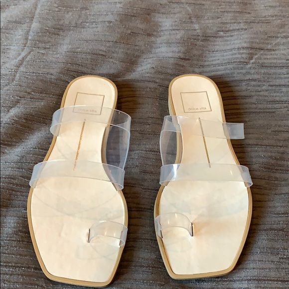 dolce vita clear sandals
